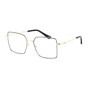 Armação Carmim CRM41637C1 Metal Feminino Preta 55mm