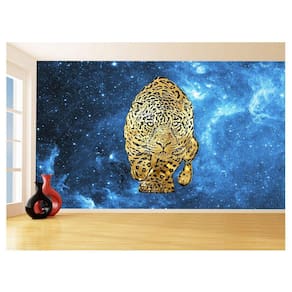 Papel De Parede 3D Animais Pop Art Onça Pintada 3,5M Pxa99