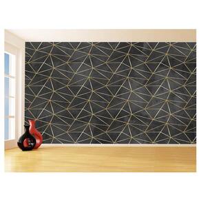Papel De Parede 3D Concreto Queimado Risco Bege 3,5M Kkt143