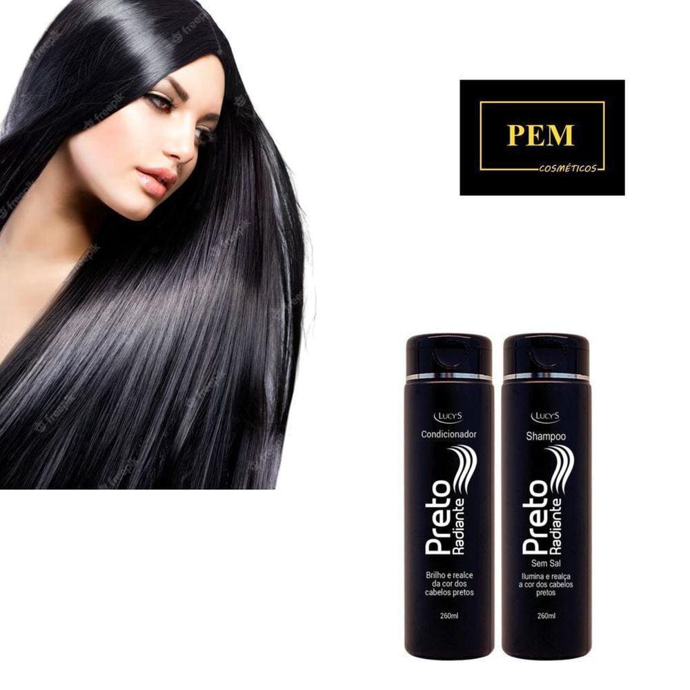Shampoo E Condicionador Preto Radiante Ilumina E Realça Cor