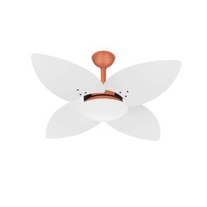 Ventilador Teto Winds Cobre Potente Quarto 4 Pás Ventax 110V