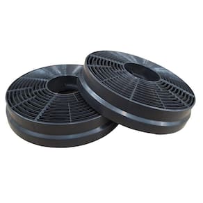 2 Filtro Carvão Coifa Depurador Fischer Slim 5760 10,5Cm