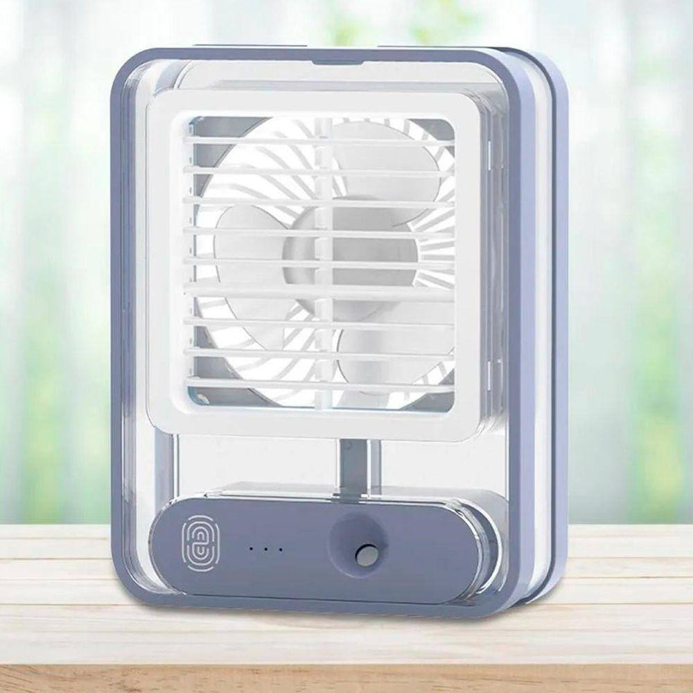 Mini Ventilador Umidificador USB - 3 Velocidades - 15x18 cm