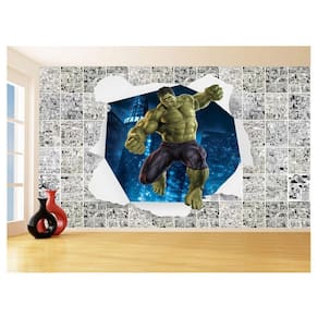 Papel De Parede 3D Heróis Página Quadrinhos Hq 3,5M Nhma180