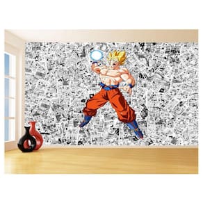 Papel De Parede Dragon Ball Goku Página Manga 3,5M Dbz530