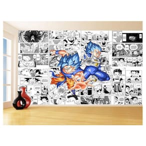 Papel De Parede Dragon Ball Goku Página Manga 3,5M Dbz639