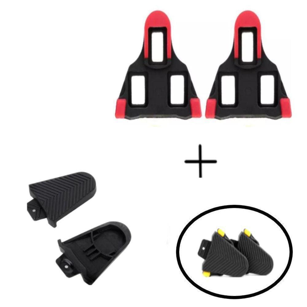 Kit Taco Taquinho Speed Bike + Capa Pedal Shimano Sm-Sh45