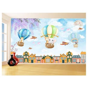 Papel De Parede 3D Infantil Bichinos Floresta 3,5M Azs369