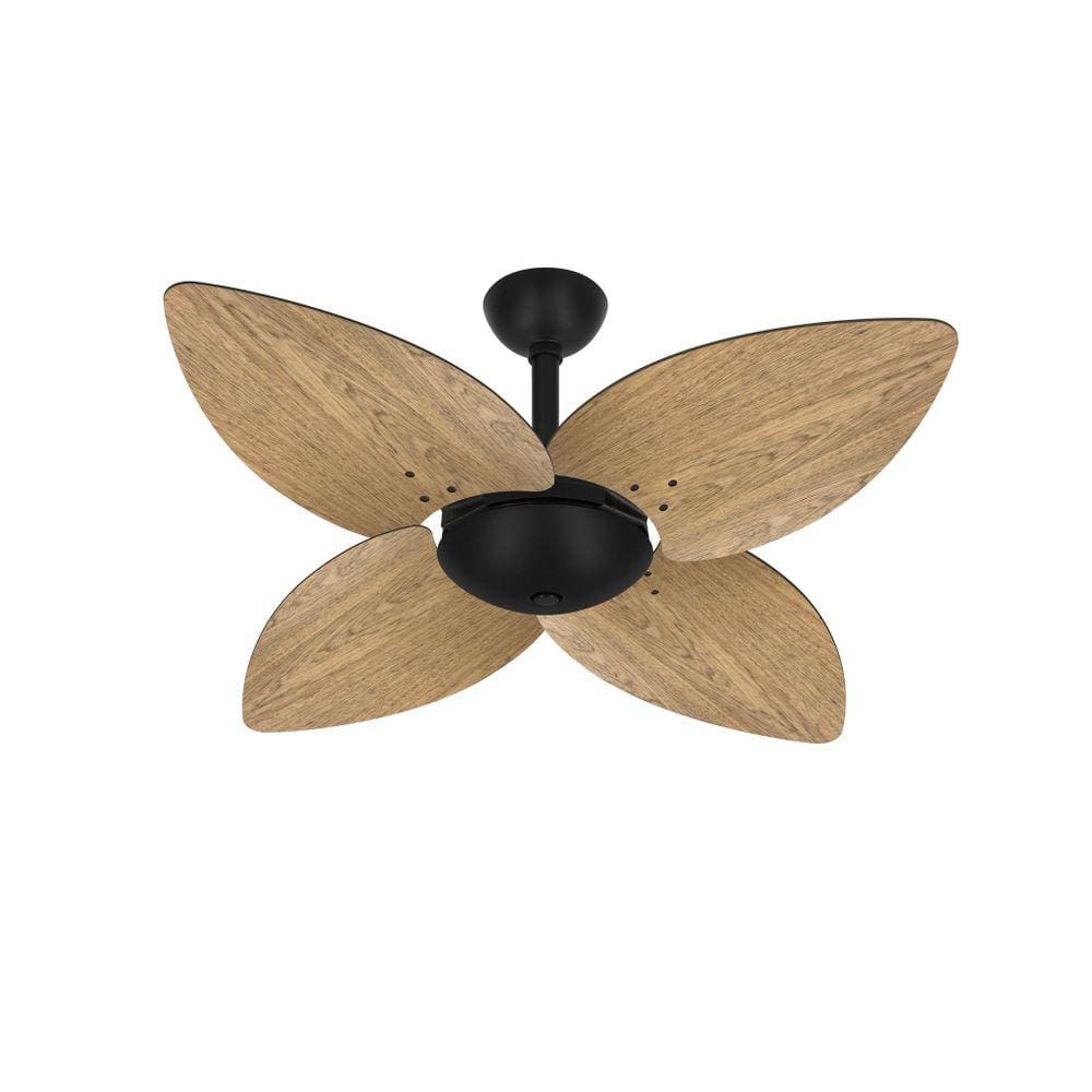 Ventilador Teto Winds Preto 4 Pás Econômico Sala Ventax 127V