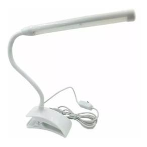 Luminária De Mesa Com Garra Manicure Maquiagem Leitura Usb