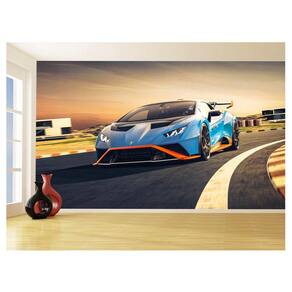 Papel De Parede Carro Lamborghini V10 Huracan 3,5M Car208