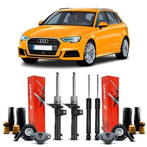 Jogo 4 Amortecedor + Kit Batente Audi A3 8Va 1.4 2013 A 2021