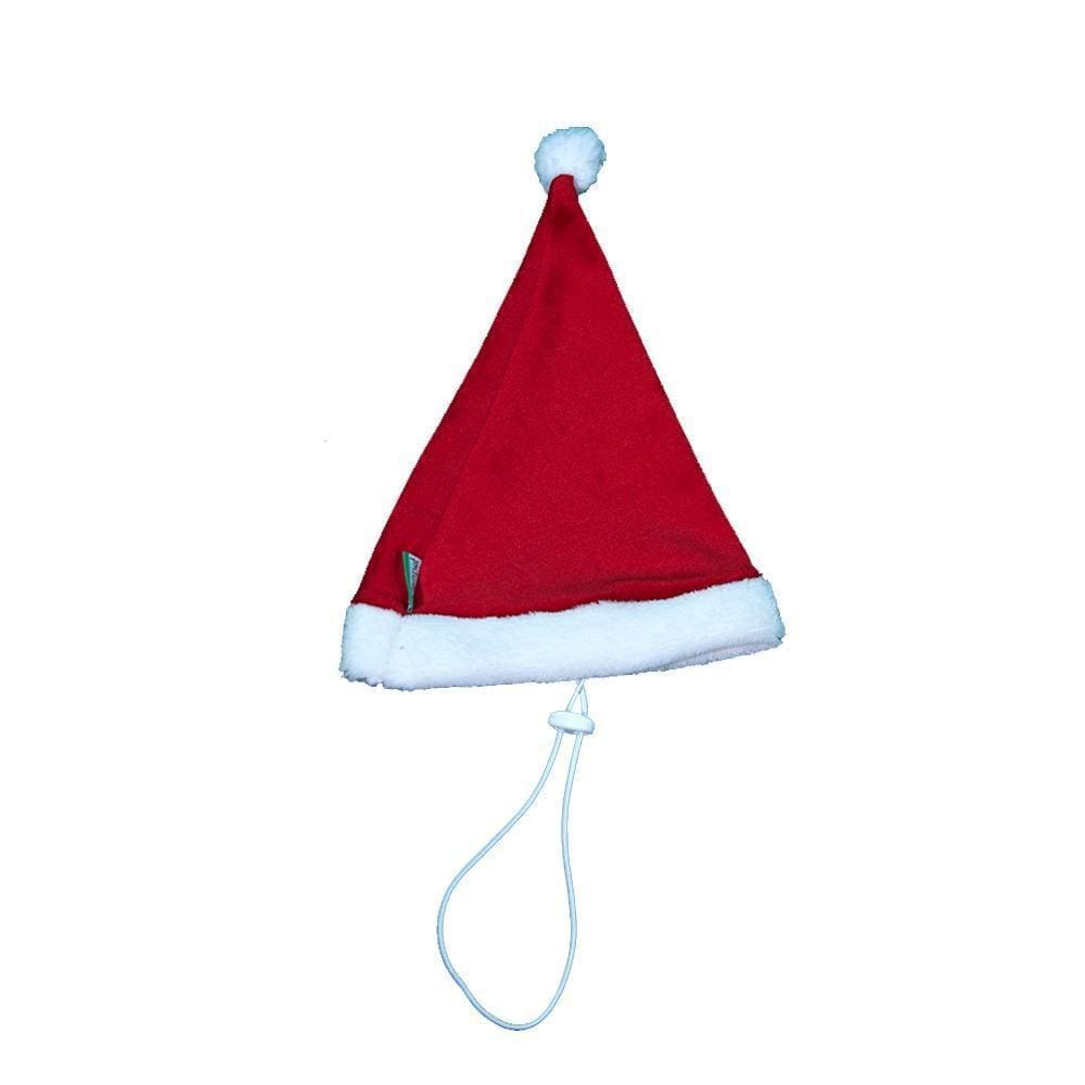 Gorro para Cães Natal Tam. G 20x30cm - Regulagem Elástica