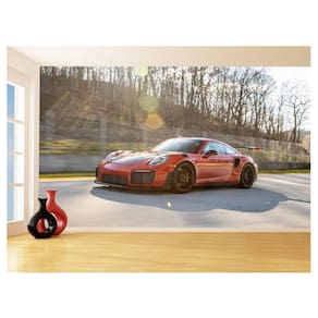 Papel De Parede Carro Porsche 911 Gt3Rs Pista 3,5M Car328