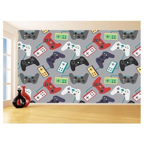 Papel De Parede 3D Infantil Controle Game Jogo 3,5M Azs255