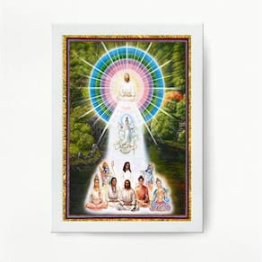 Quadro Decorativo Mestres a Serviço da Luz - 24x18cm