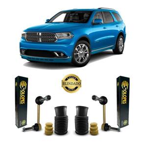 2 Kit Bieletas Dianteira Dodge Durango 2011 A 2015 Blindado