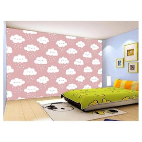 Papel De Parede 3D Infantil Nuvens Babê Baby 3,5M Azs307