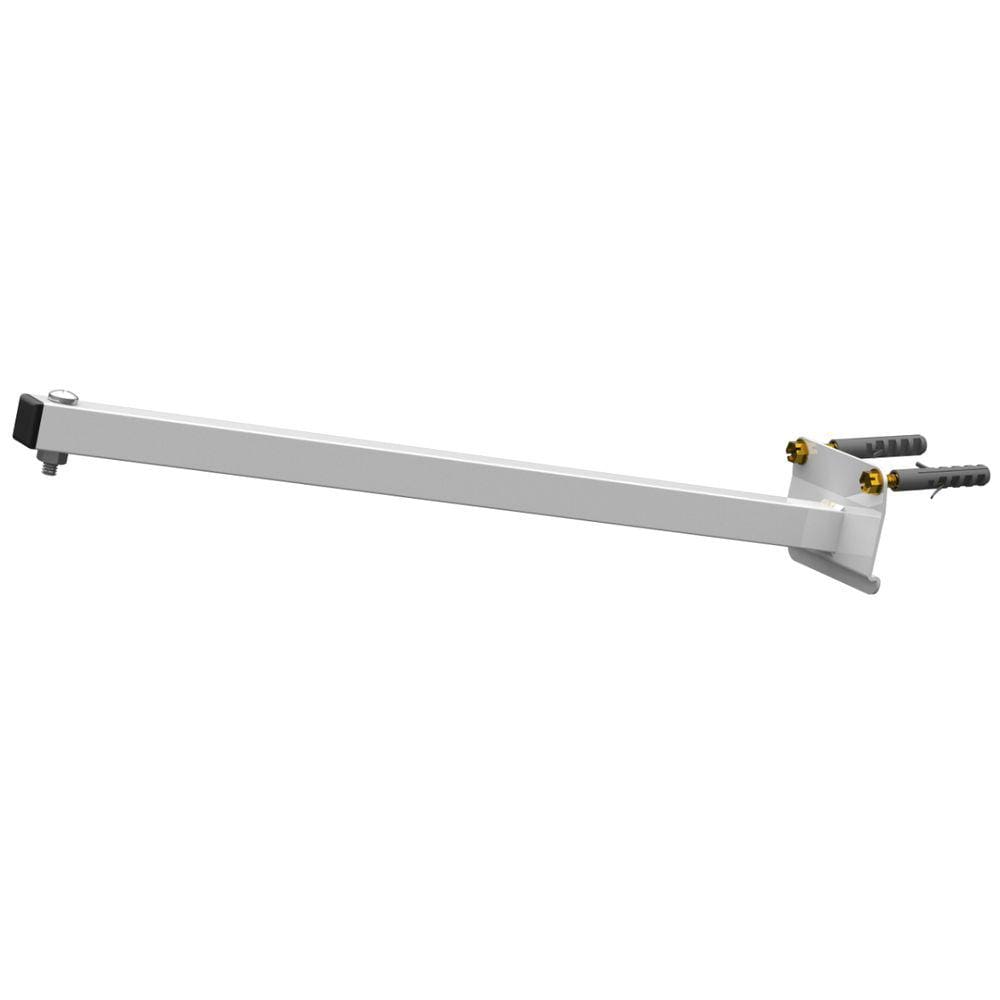 SUPORTE REFLETOR INCLINADO PAREDE BRAÇO 40 CM Branco