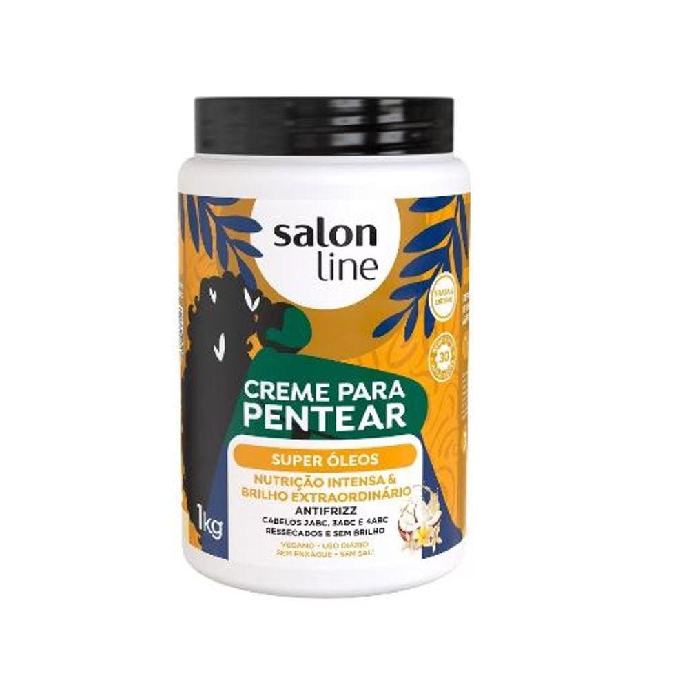 SalonLine Creme De Pentear Super Óleos - 1L