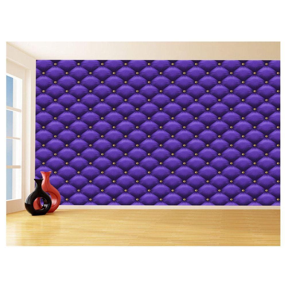 Papel De Parede 3D Estilo Tecido Capitonê Cores 3,5M Tcp135