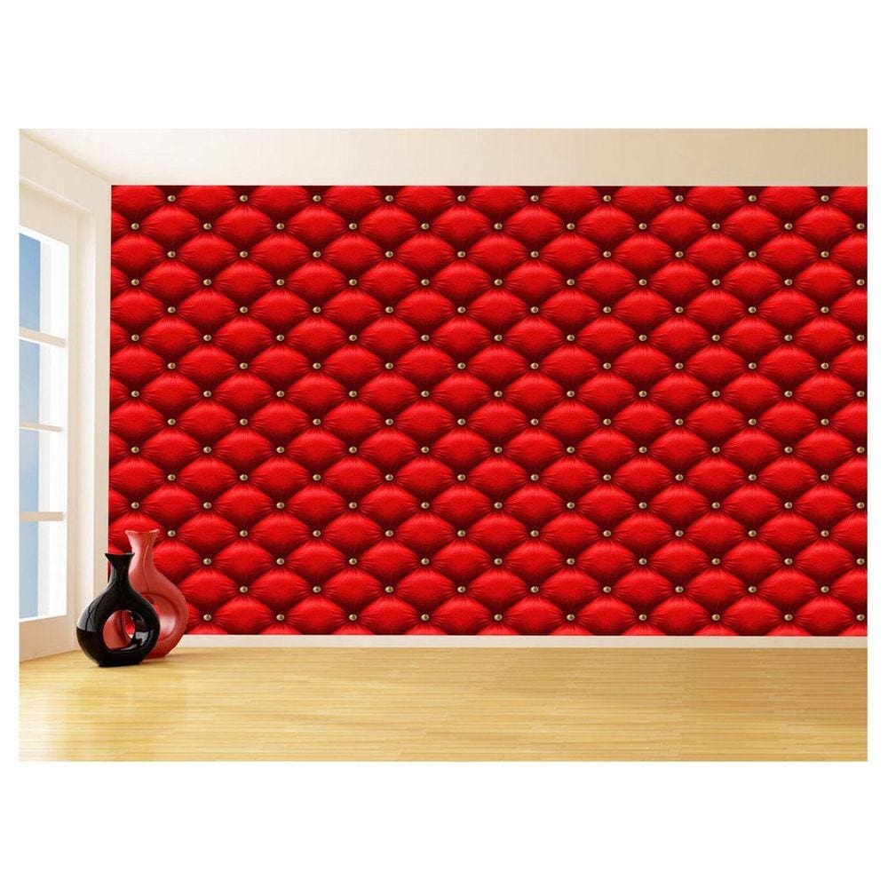 Papel De Parede 3D Estilo Tecido Capitonê Cores 3,5M Tcp91