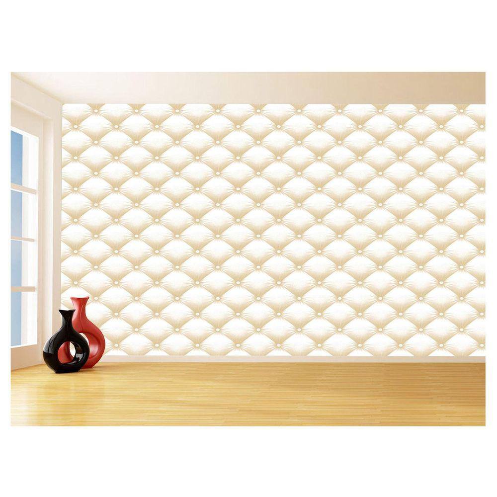 Papel De Parede 3D Estilo Tecido Capitonê Cores 3,5M Tcp74
