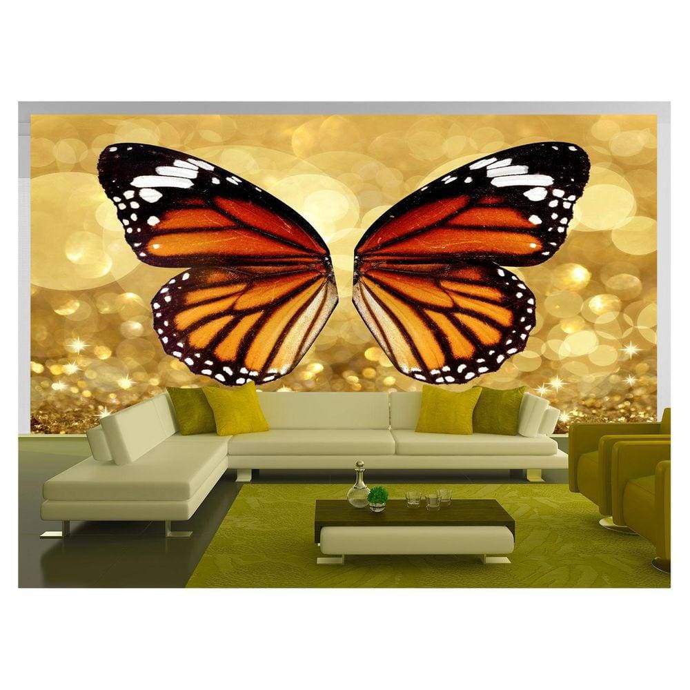 Papel De Parede 3D Arte Asas Selfie Insta Cores 3,5M Tra193