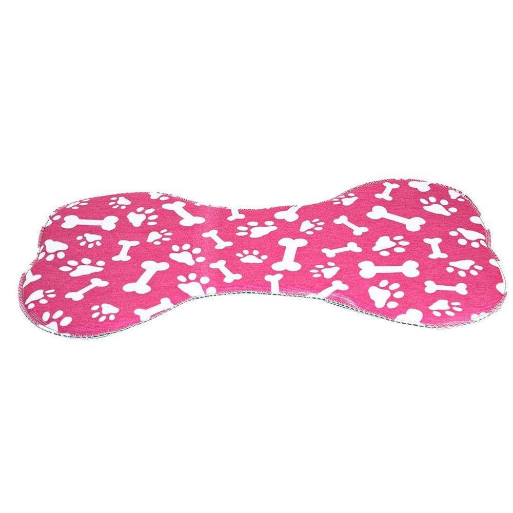 Tapete Comedouro Pet Rosa Tamanho M