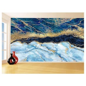 Papel De Parede 3D Estilo Marmore Tintas Cores 3,5M Mbr112