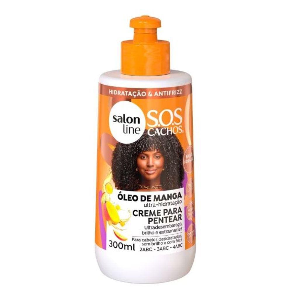 SalonLine Creme De Pentear SOS Cachos Óleo de Manga - 300ml