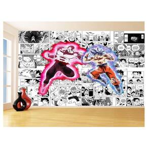 Papel De Parede 3D Dragon Ball Goku Jiren Anime 3,5M Dbz677