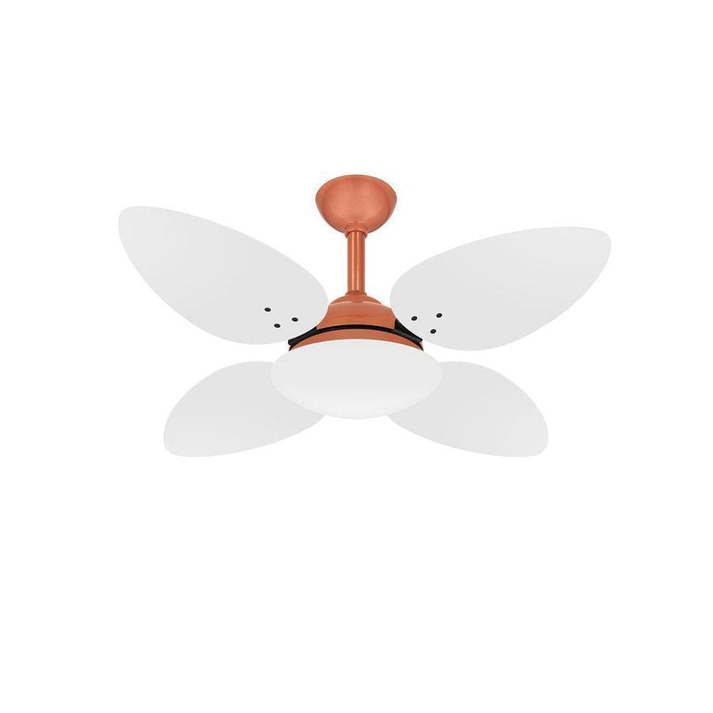 Ventilador De Teto Cobre Pétalo 4 Pás Silencioso Ventax 110V