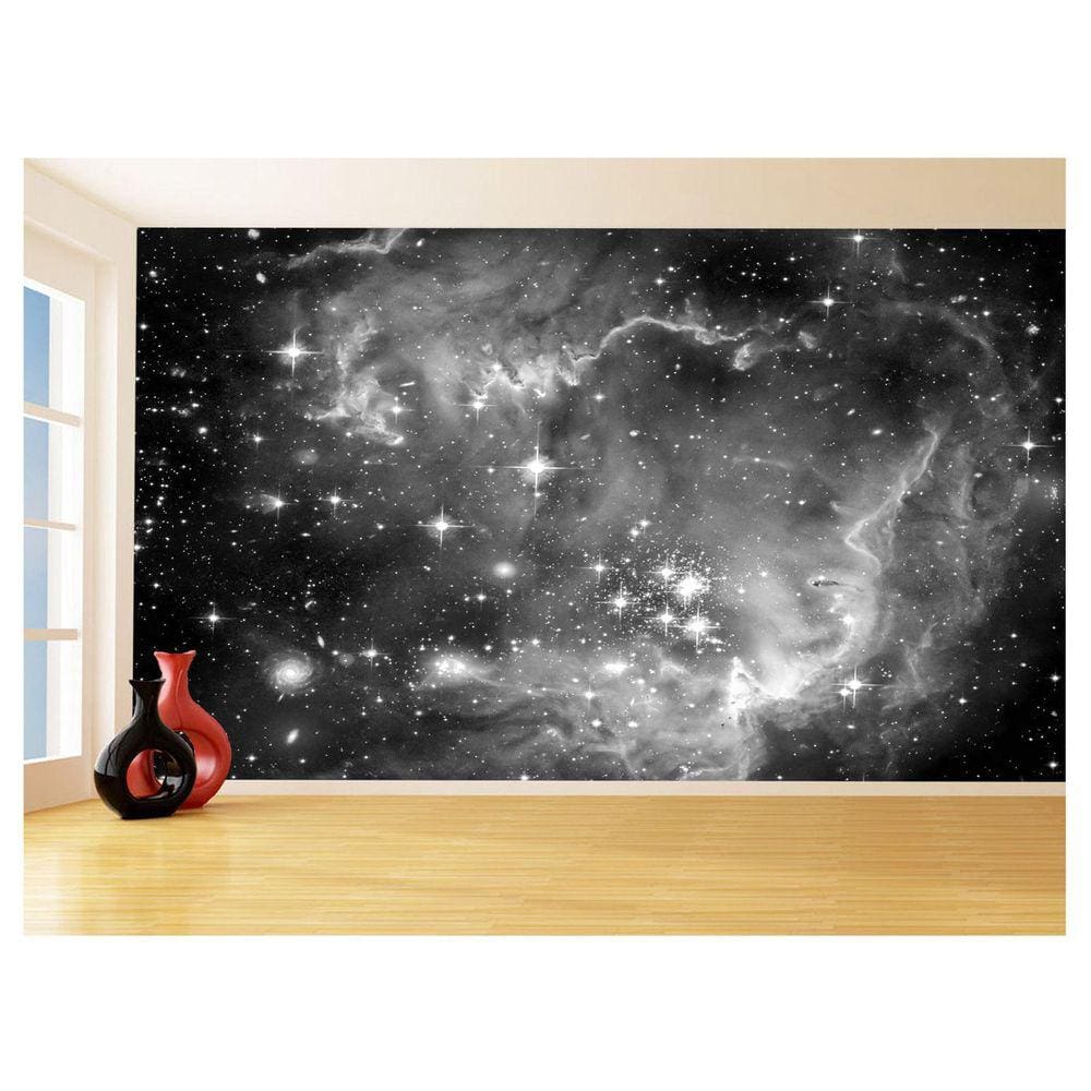 Papel De Parede 3D Espaço Estrelas Galáxia 3,5M Nsp138