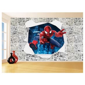 Papel De Parede 3D Heróis Página Quadrinhos Hq 3,5M Nhma185