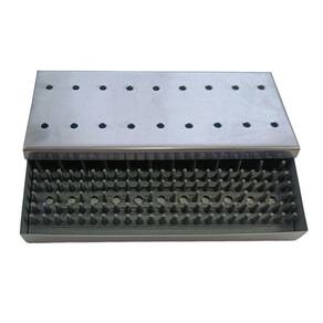 Estojo Cirurgico Inox 18X08X02Cm C/Manta Cinza
