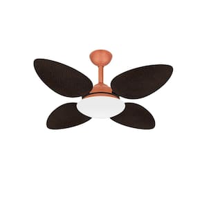 Ventilador De Teto Econômico Pétalo 4 Pás Palha Ventax 110V