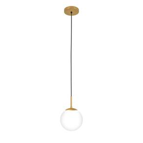 Luminária Pendente G20 Alumínio Dourado 1xE27 150cm