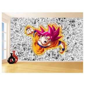 Papel De Parede Dragon Ball Goku Página Manga 3,5M Dbz532