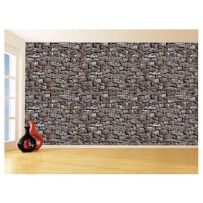 Papel De Parede 3D Pedras Sala Quarto Cozinha 3,5M Stn04