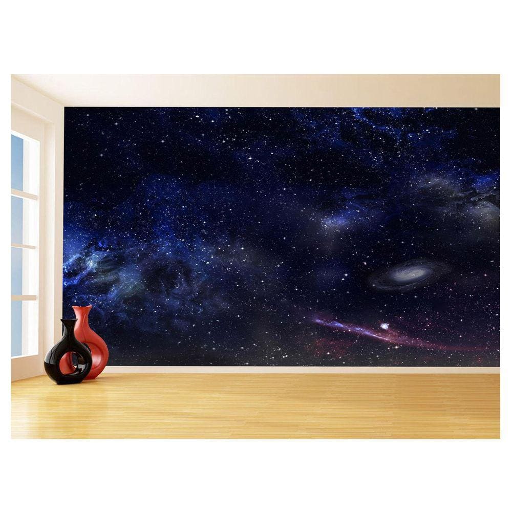 Papel De Parede 3D Espaço Estrelas Galáxia 3,5M Nsp103