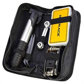 Kit Ferramenta Bike Reparo Pneu Preto 22x9,5cm