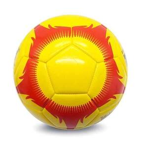 Mini Bola De Futebol Amarela Tamanho Pequeno Sintética