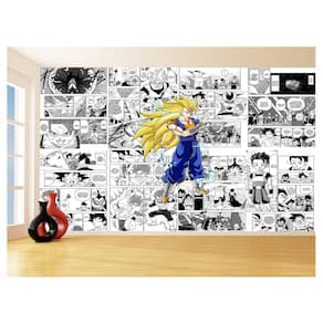 Papel De Parede Dragon Ball Goku Vegetto Anime 3,5M Dbz728