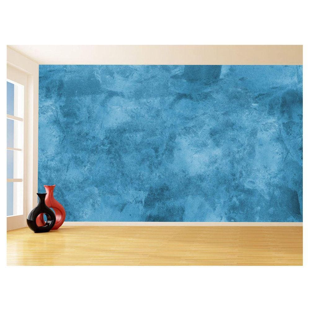 Papel De Parede 3D Concreto Queimado Colorido 3,5M Kkt352