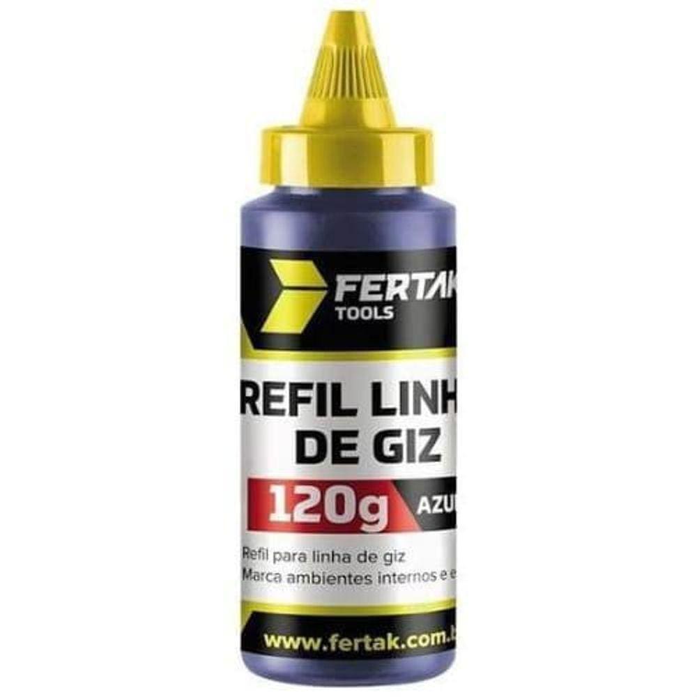 Refil Para Linha De Giz 120G Fertak Azul