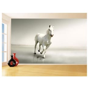 Papel De Parede Animais Cavalo Correndo Campo 3,5M Anm354