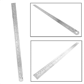 Régua em Aço Inox 500mm EDA 2JI - Medições e Marcações