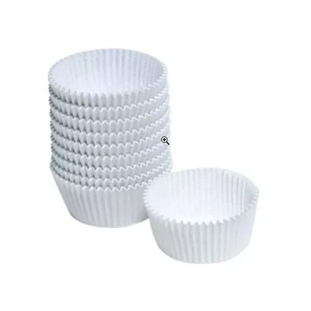 Forminha De Papel Nº 1 Branca Pacote C/3.000 Unidades