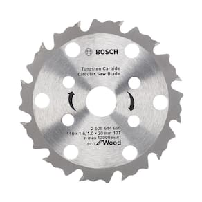 Disco Serra Circular Bosch Eco Coolteq 110x20 mm 12 Dentes